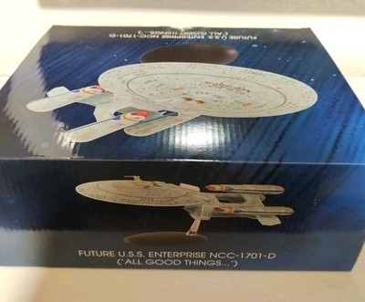 STAR TREK Eaglemoss XL - USS Enterprise NCC 1701-D Future All Good Things