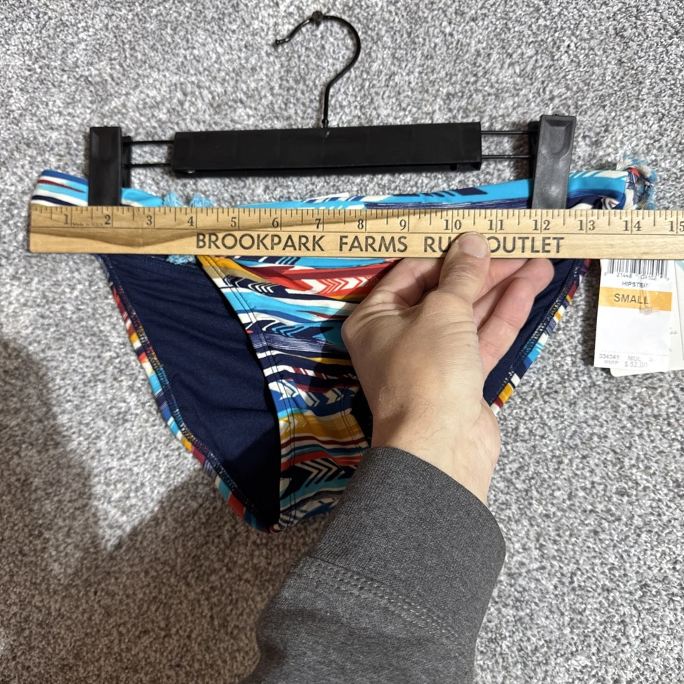 Parte inferior de bikini Lucky Brand para mujer pequeña boho suroeste azteca tribal elegante playa Foto 4 de 4