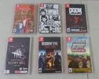 Nintendo Switch Game Lot Doom Resident Evil Silent Hill Double Dragon Pato Box