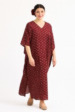 Free size Kaftan Tunic Dress Beach Cover up fits up to size 18,20,22,24,26