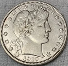 1910 Barber Half Dollar AU