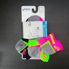 New ASICS Youth Quick Lyte Low Cut Sock 4 Packs of 3-Pair , Medium - 12 Socks