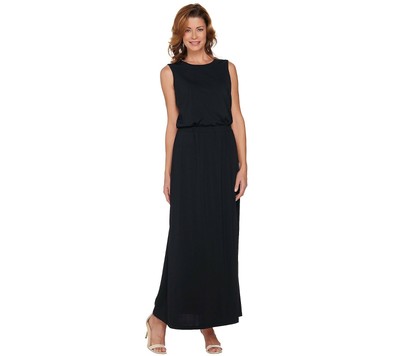 jersey maxi dress with pockets