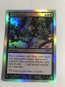 マジック：ザ・ギャザリング MTG 2021holiday promo gift MTG】毎年配布！プロモーションのホリデーギフトカード全種類