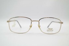 Vintage Groove GR 9119 Gold Oval Glasses Eyeglass Frame NOS