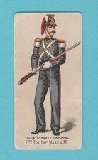 MILITARY  -  KINNEY  BROS.  OF  THE  U.S.A.  -  MILITARY  SERIES  ( F )  -  1886