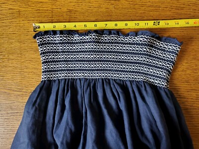 Erica Tanov womens 100% Linen Dress Size 2 Embroidered Smocked strapless XS | eBay Erica Tanov womens 100% Linen Dress Size 2 Embroidered Smocked strapless XS | eBay