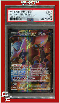 Steam Siege 107 Full Art Volcanion EX PSA 9 | eBay