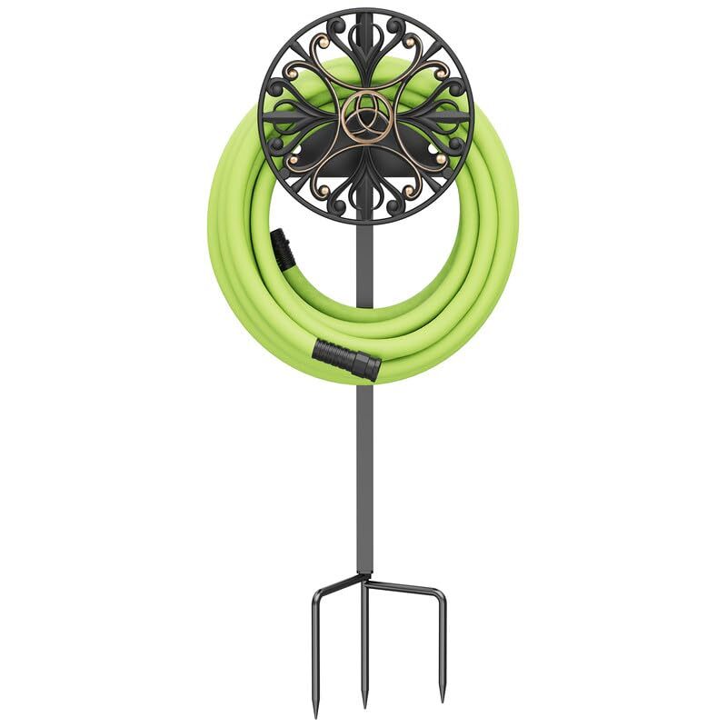 GOFORWILD Garden Hose Holder, Decorative Hose Butler Sturdy Water Hose