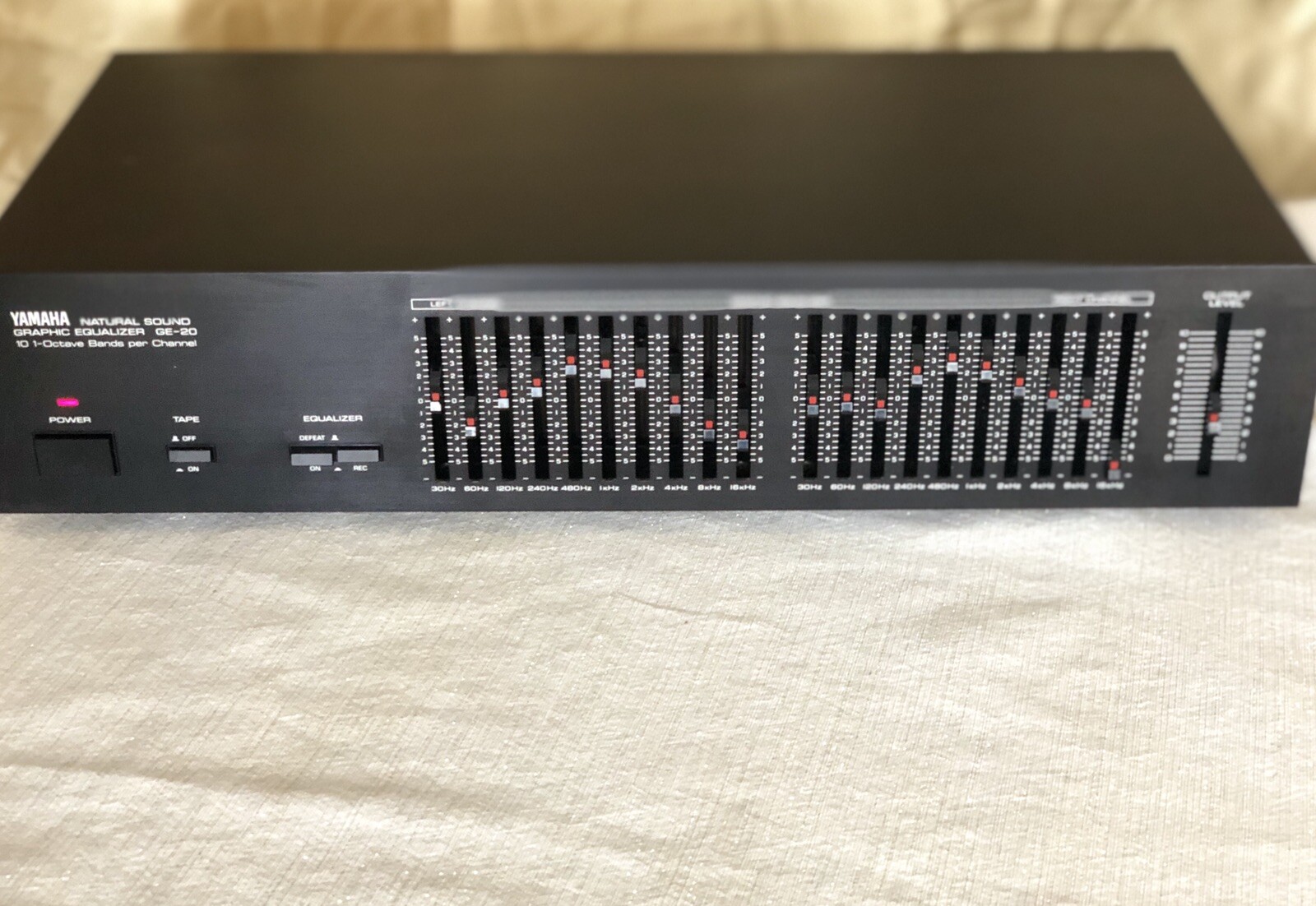 Yamaha Ge-20 Graphic Equalizer Natural Sound Japan10 1-octave Bands Ship  for sale online | eBay