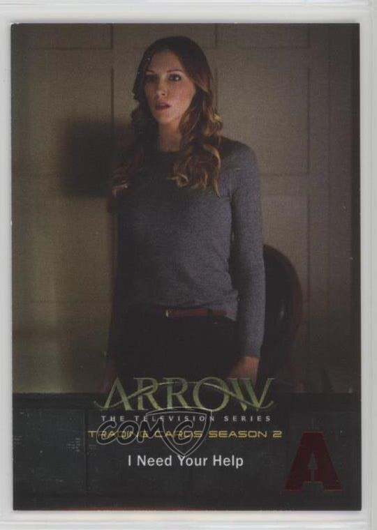 2015 Cryptozoic Arrow Season 2 Red Foil Stamp Laurel Lance I Need Your Help 7n2