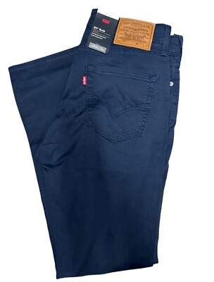 Levi's Men's 511 Slim Fit Premium Pants Color Navy Blue Wash