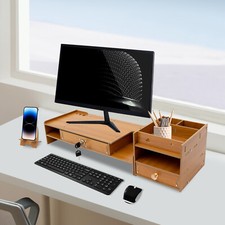 Desktop Monitor Stand Rectangle Monitor Riser Computer Monitor Booster Stand