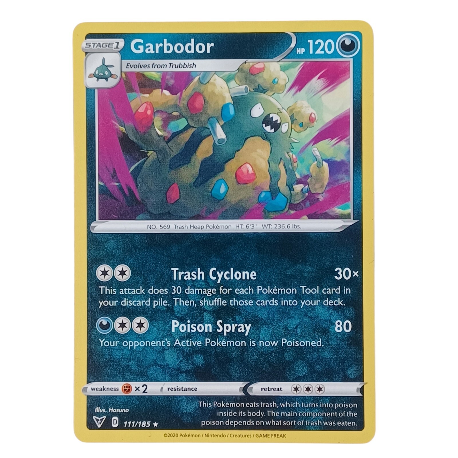 Garbodor 111/185 Rare Vivid Voltage Pokemon TCG