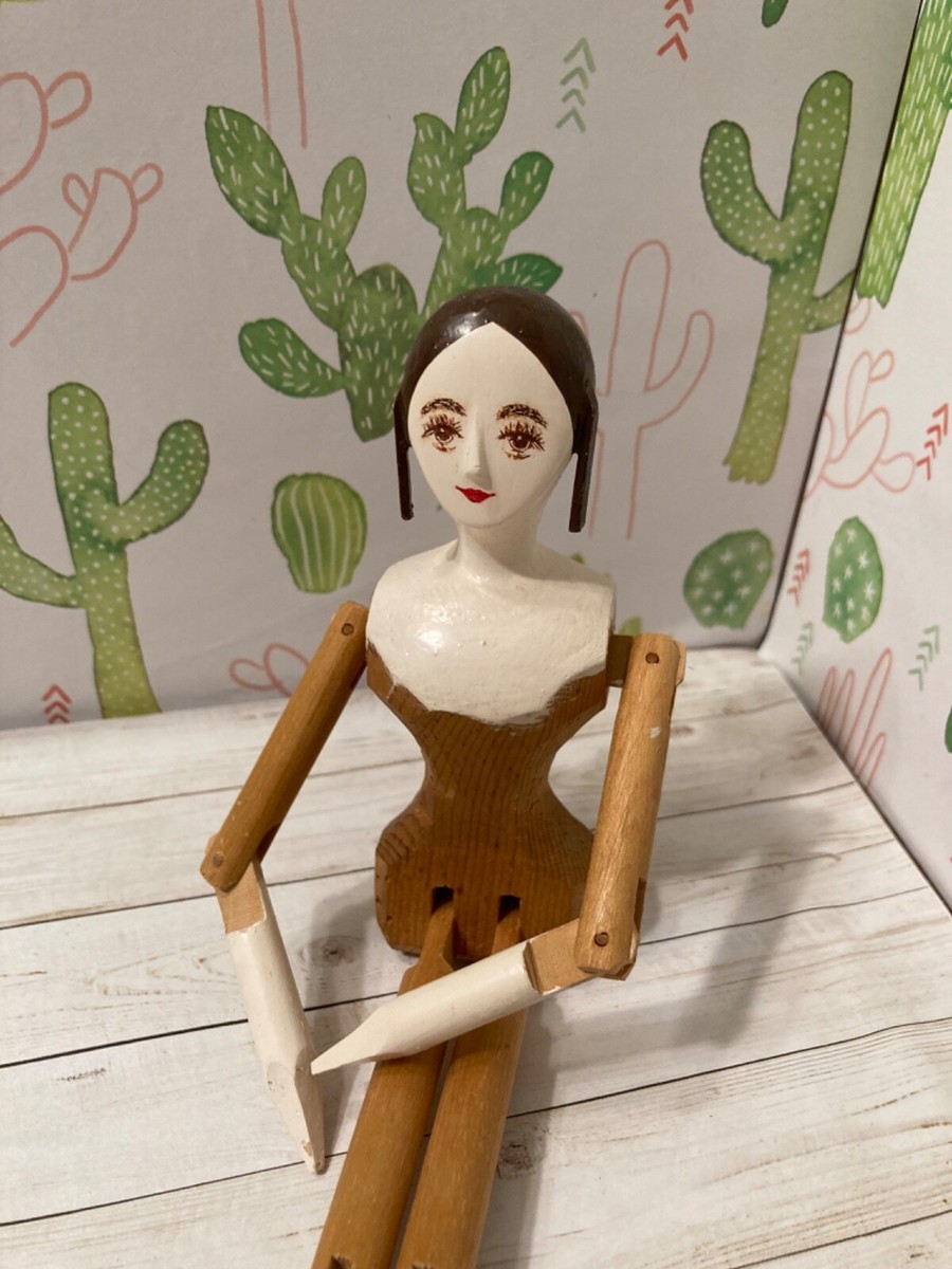 the house of seven gables carved wooden articulated grodnertal peg