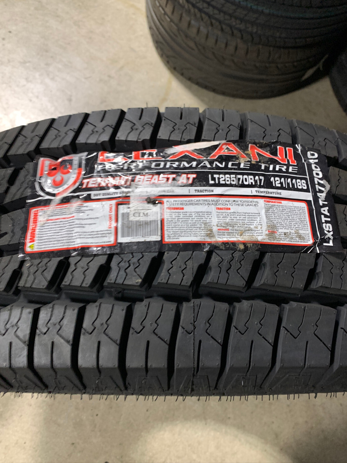 1 New LT 265 70 17 LRE 10 Ply Lexani Terrain Beast AT Tire | eBay