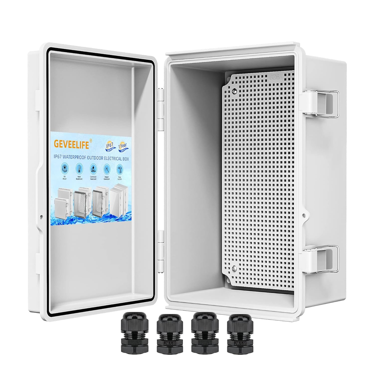 Plastic Water Location Electrical Panel Enclosures Wall Mounted