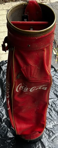Vintage Coca Cola Golf Bag LEADER COKE