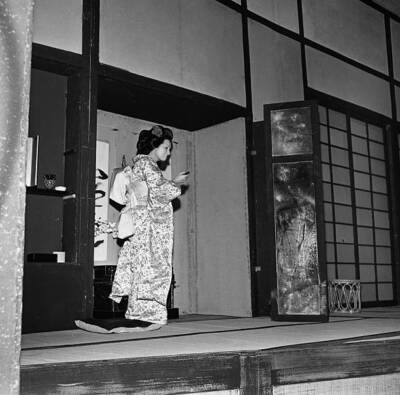 Berthe Monmart in Madam Butterfly of Giacomo Puccini Paris 1960s Old Photo 1