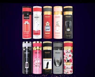 Box of 20| Galaxy Plus Concept Body Spray for Men/Women 200ml each.