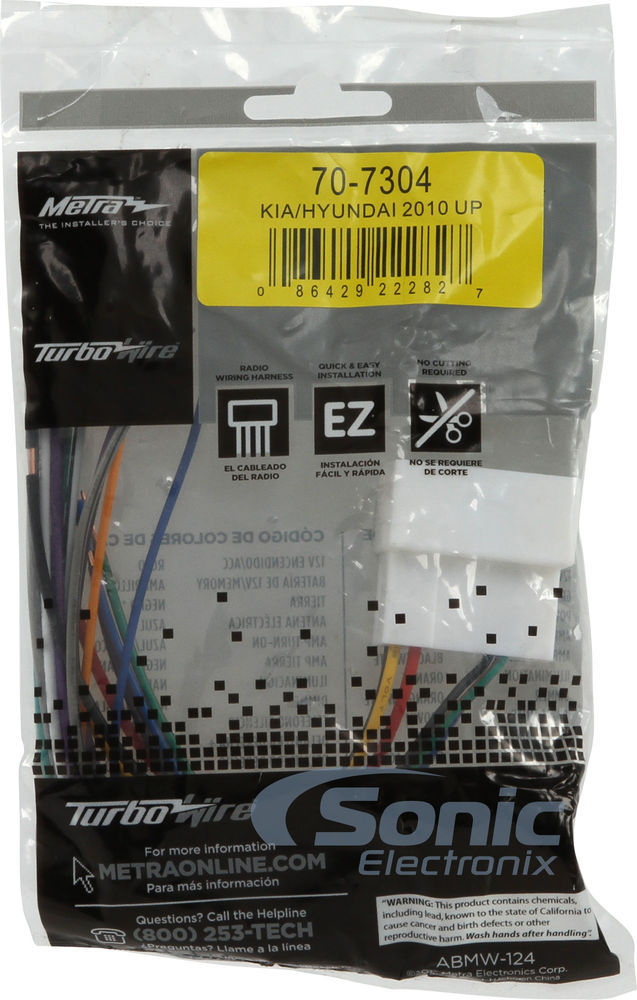 Metra 70-1004 - Arnés De Cableado De Radio Para Hyndai 04-Up Kia06-Up