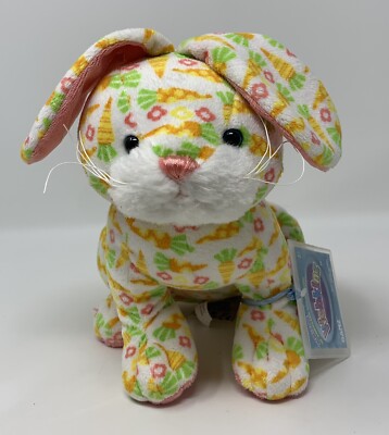 GANZ Webkinz Carrots Bunny Stuffed Animal Plush Toy 9  HM754 SEALED CODE - READ