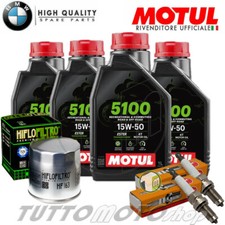 Tagliando BMW R 850 R 1994-2007 / Kit Olio Motul 5100 15W50 Filtro Candele R850