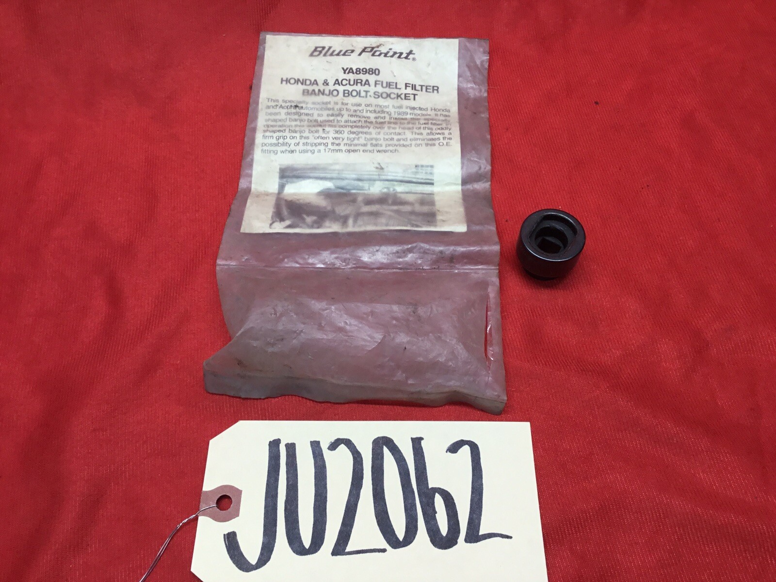 BLUEPOINT HONDA & ACURA FUEL FILTER BANJO BOLT SOCKET YA8980 eBay