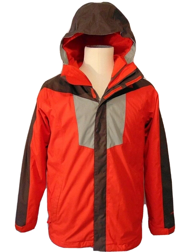The North Face Storm Jacket Youth XL Fixed Hood Removable Fleece Lining Red - Image 2 of 4