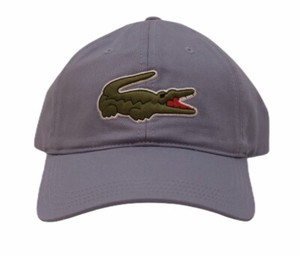 purple lacoste hat