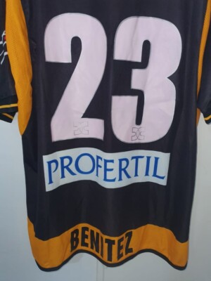 Maillot De Foot Vintage Olimpo Bahia Blanca 2006/07 - Taille M, Jaune, Occasion Très Bon état