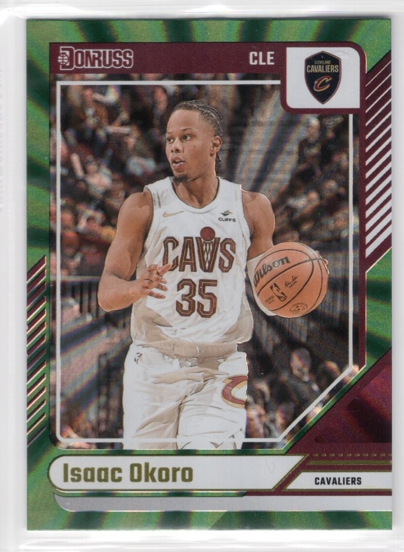 NBAカード　ISAAC OKORO 2024-25 Panini Donruss - Isaac Okoro #157 Green Holo Laser | eBay