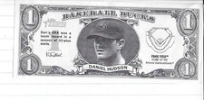 2011 Topps Heritage Daniel Hudson Baseball Bucks Diamondbacks Rare B220