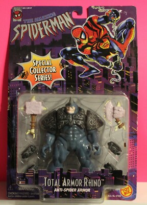 the Amazing Spider-Man ''Total Armor Rhino on card see actual pics
