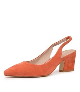 pink suede slingback shoes