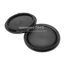 2x 1" inch 43mm Tweeter Speaker Cover Decorative Circle Metal Mesh Grille Black