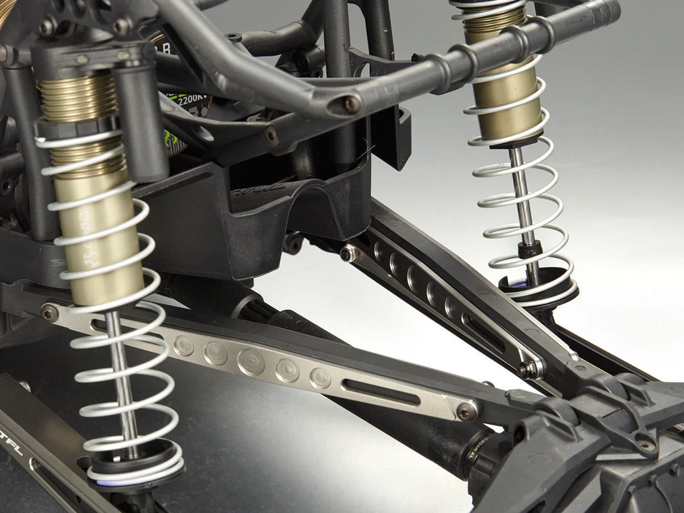 2PCS CNC Aluminum Rear Upper Linkage Stiffeners Set for Axial 1/8 Yeti XL #1494 - Image 4 of 4