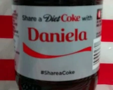 Share A Coke With Daniela 2015 Limited Edition Diet Coca-Cola Bottle