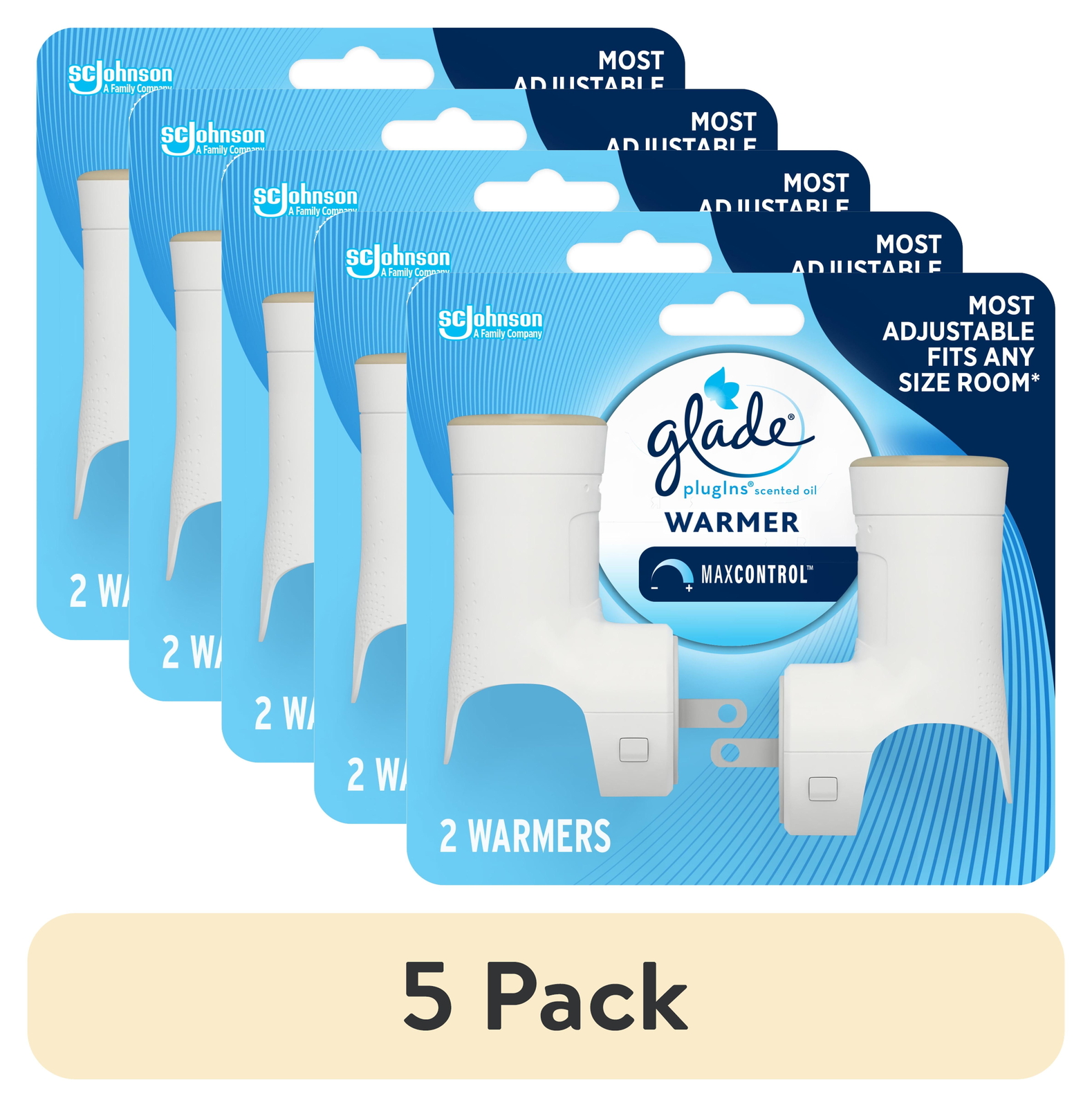 (5 pack) Air Freshener Warmer,Oil Infused Wall Plug In Refill, 2 Count