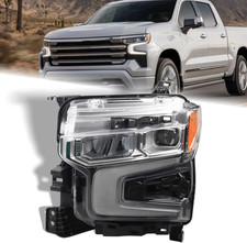 2022-24 Silverado 1500 LTZ High Country RST Driver Side Headlight  Compatible Rep
