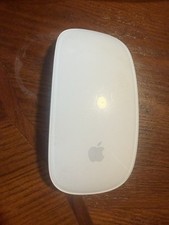 Apple Magic Mouse A1296 White Wireless Bluetooth Uses Batteries