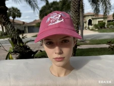 New New Era Pink Cap with Black Accents