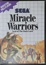 Miracle Warriors: Seal of the Dark Lord (Sega Master, 1988) Authentic & Complete