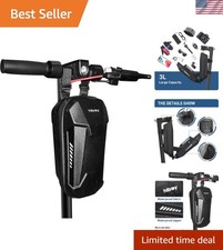 Scooter Storage Bag, 3L/4L Large Capacity Scooter Handlebar Bag, Front Hangin...