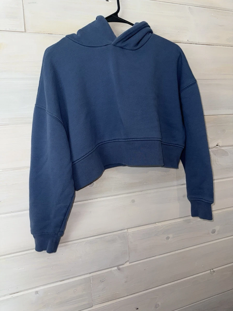 Sweat Forever 21 Femme - Tie Dye Bleu/Blanc - Taille M - Pull Col Rond Manches Longues
