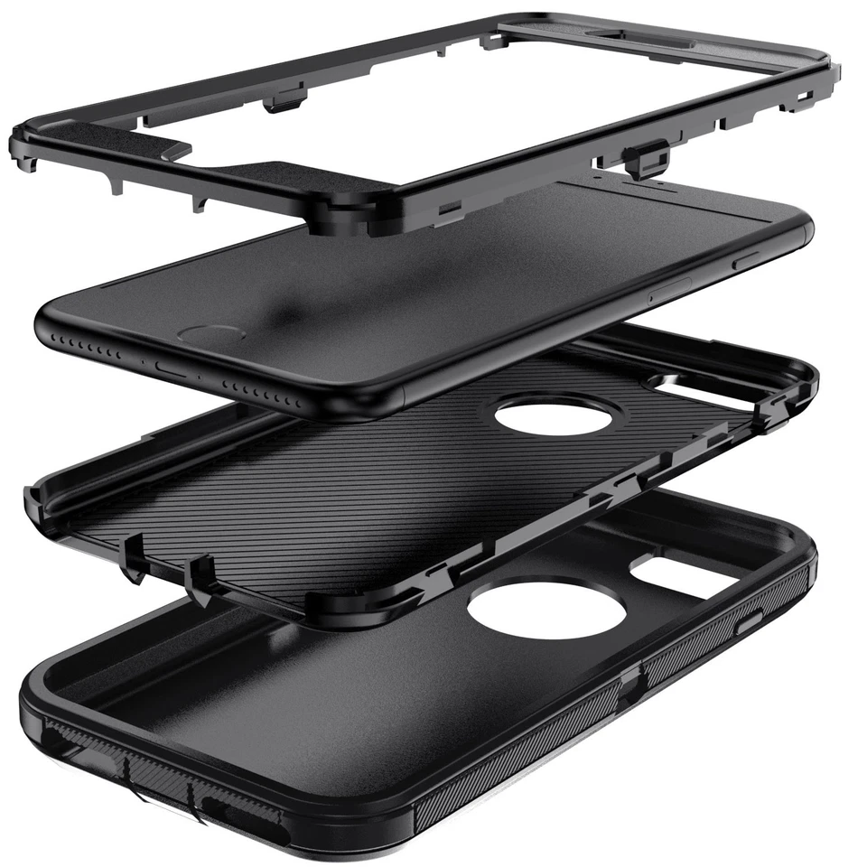 For iPhone SE2 SE 2022 6 6S 7 8 Plus Shockproof Heavy Duty Rugged Case Cover - Image 2 of 4