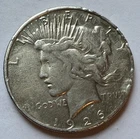 1926 S US Peace Silver Dollar $1 - VF