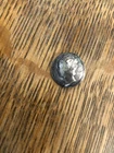 Silver 1944 Liberty Head Dime Button