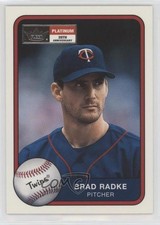 2001 Fleer Platinum Parallel Platinum 126/201 Brad Radke #2 my8