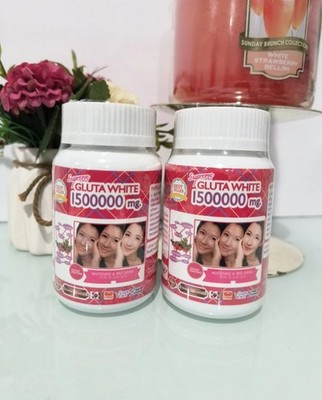 2X Gluta White Supreme 1500000Mg 30 Softgels 2packs